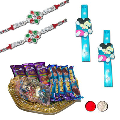 "Family Rakhis - code FHN06 - Click here to View more details about this Product